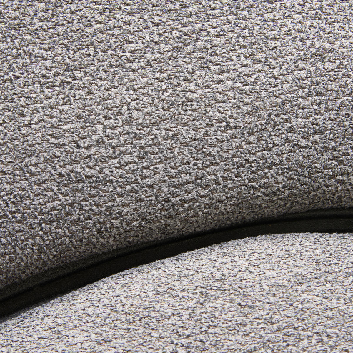CHEFSESSEL  in Webstoff Grau, Schwarz, Weiss  - Weiss/Schwarz, Konventionell, Kunststoff/Textil (64/118,5-128/69cm) - Carryhome