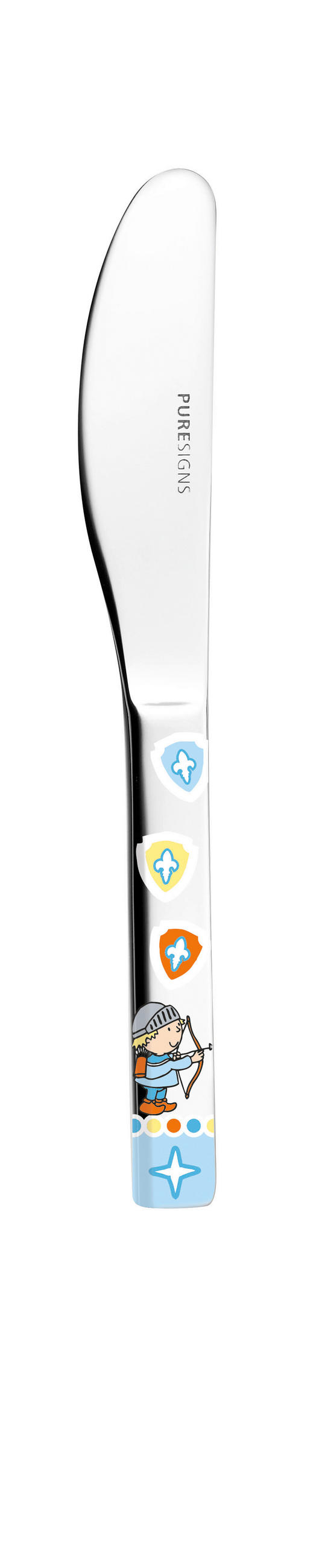 KINDERBESTECK - Edelstahlfarben/Multicolor, Basics, Metall - PURESIGNS