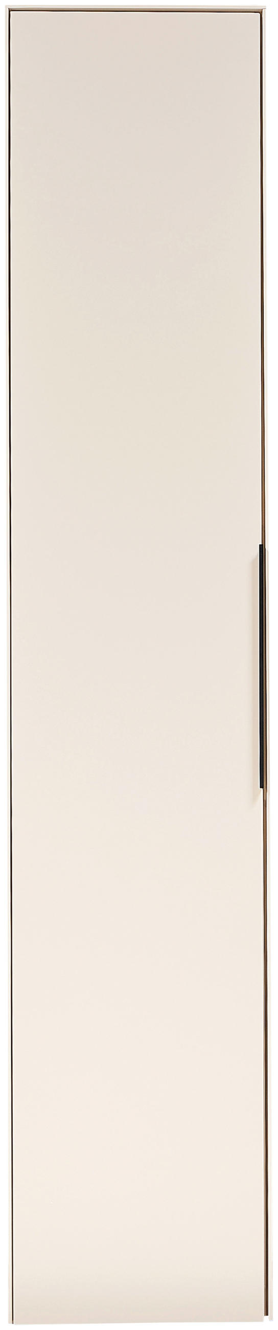 HOCHSCHRANK 38/192/30 cm  - Kaschmir/Schwarz, Design, Holzwerkstoff/Kunststoff (38/192/30cm) - home24