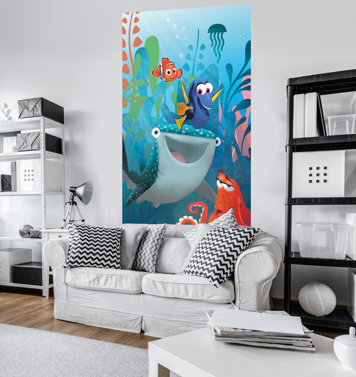 FOTOTAPETE  - Blau, Trend, Textil (150/250cm) - Xora