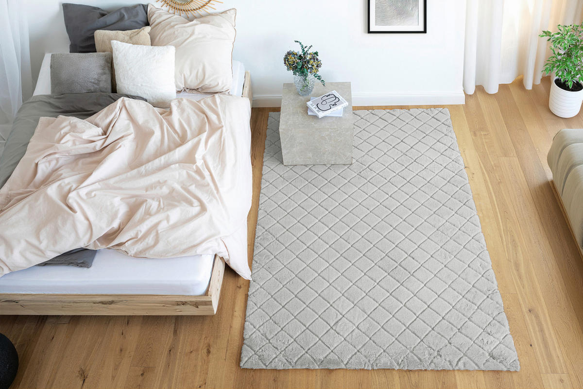 HOCHFLORTEPPICH 200/290 cm Grau  - Grau, Basics, Textil (200/290cm) - Novel