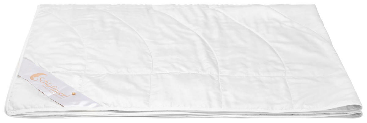 SOMMERDECKE 140/200 cm  - Weiß, Basics, Naturmaterialien (140/200cm) - Schlafmond