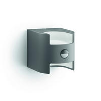 AUßENWANDLEUCHTE Grass 12,85/12,79/15,65 cm   - Anthrazit, Design, Metall (12,85/12,79/15,65cm) - Philips