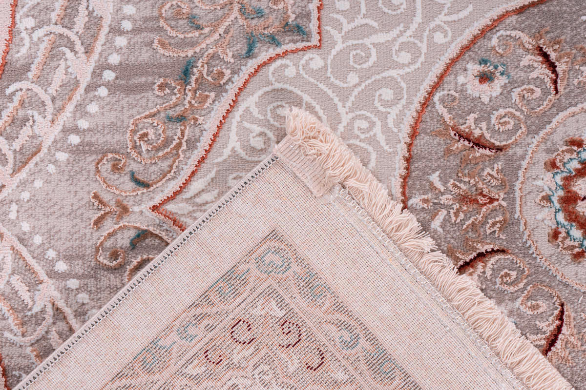 VINTAGE KOBEREC, 200/230 cm, šedá, růžová - šedá/růžová, Design, textil (200/230cm) - Kayoom