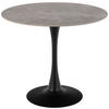 ESSTISCH in Metall, Keramik 90/90/75 cm  - Schwarz/Grau, Basics, Keramik/Metall (90/90/75cm) - MID.YOU