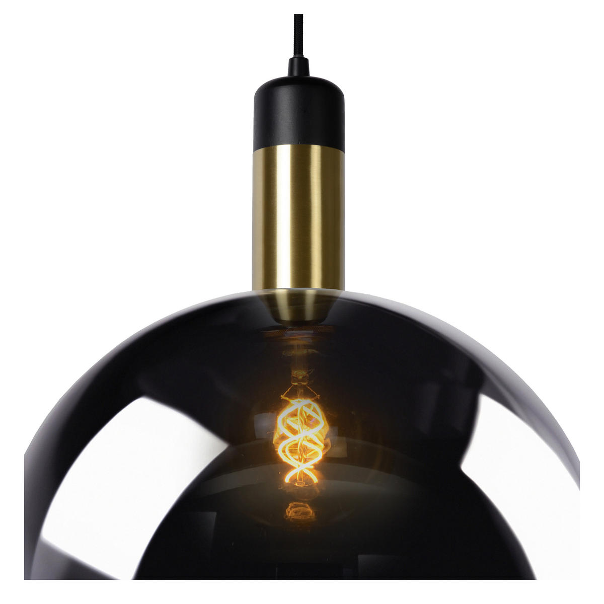 HÄNGELEUCHTE 20/150 cm  - Hellgrau, Design, Glas (20/150cm) - Lucide