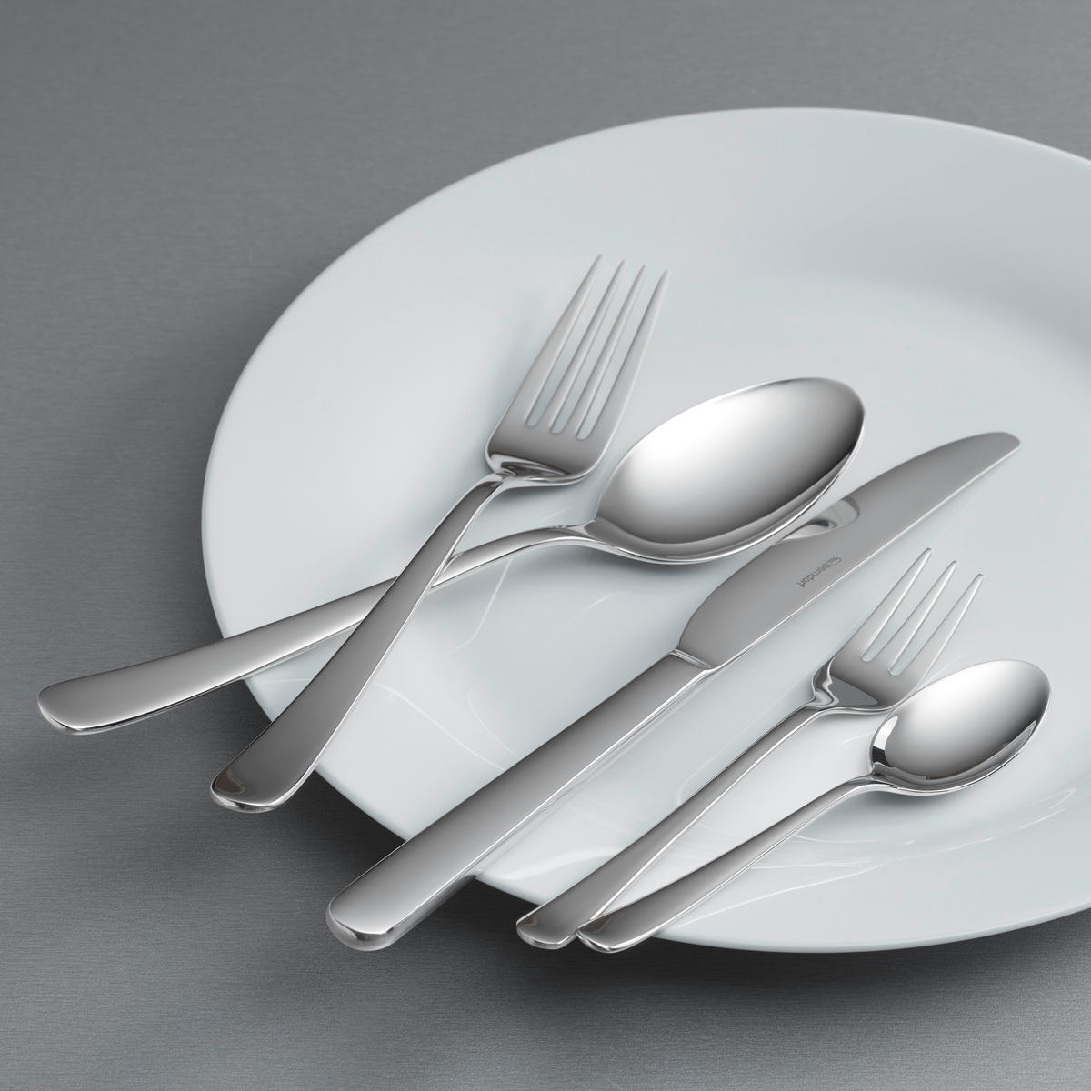 BESTECKSET 30-teilig Edelstahl  - MODERN, Metall - Berndorf