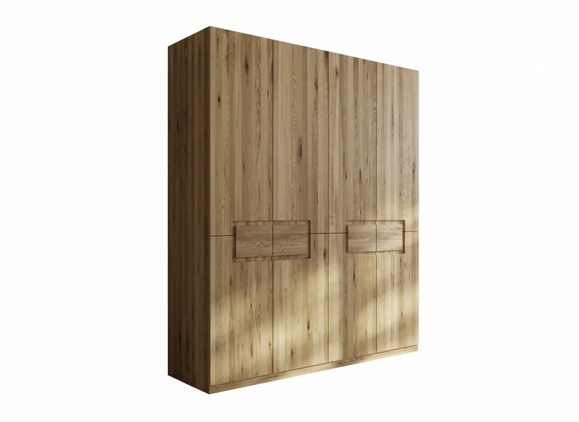 Drehtürenschrank Emilia, Eichefarben B: 202 cm