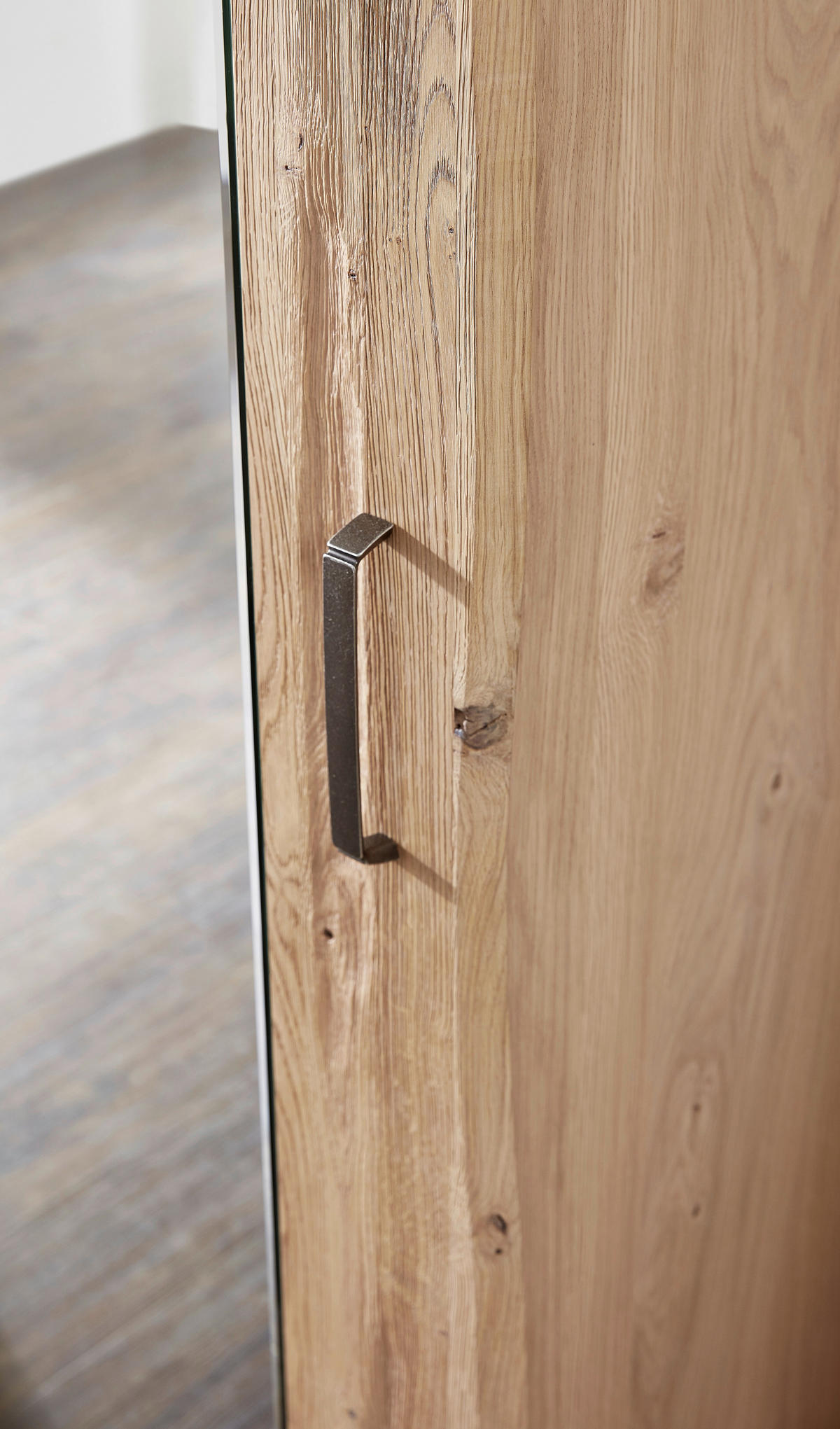 GARDEROBE  in 265/205/41 cm  - Eichefarben, Natur, Holz/Textil (265/205/41cm) - Linea Natura