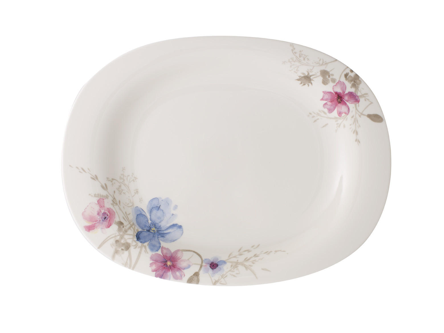 POSLUŽAVNIK ZA SERVIRANJE           34 cm  Mariefleur Gris Basic  - višebojno, Konvencionalno, keramika (34cm) - Villeroy & Boch