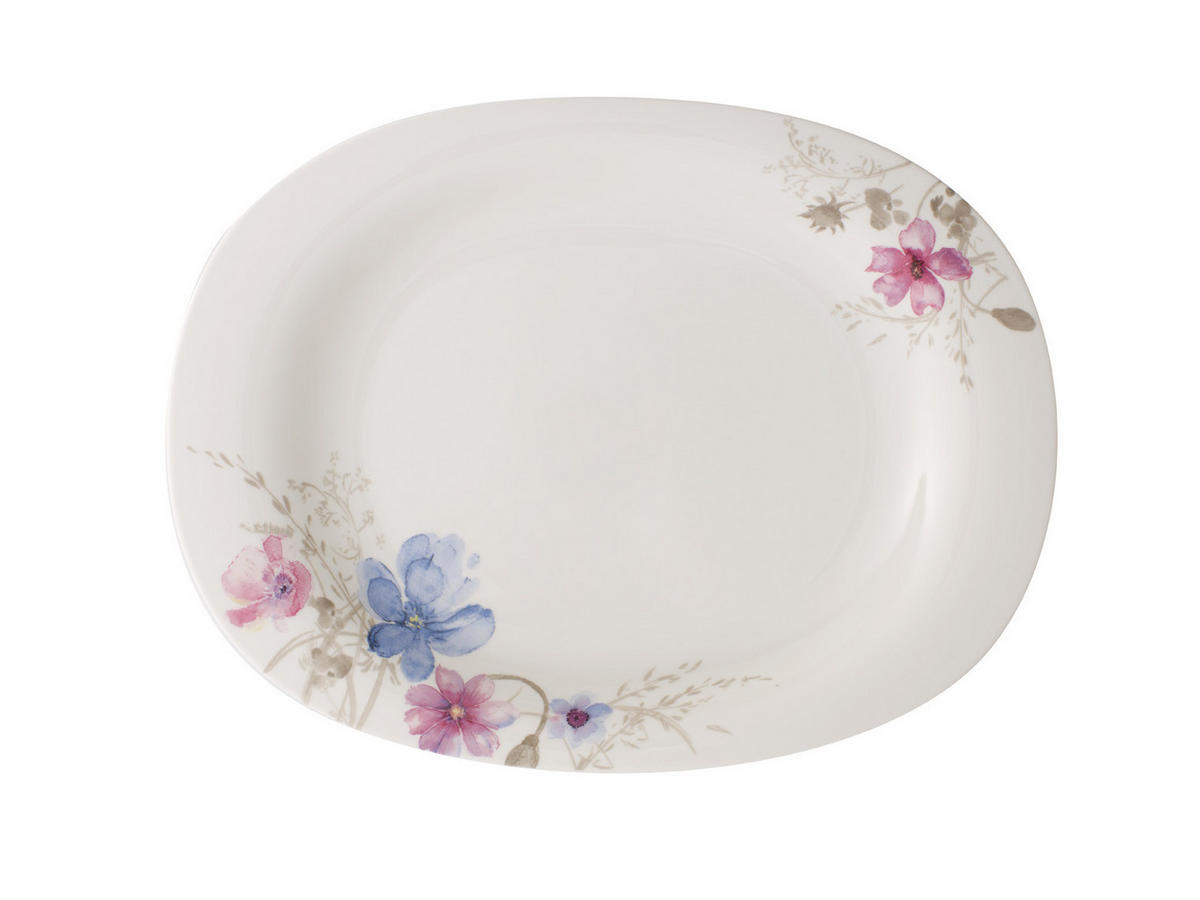 POSLUŽAVNIK ZA SERVIRANJE           34 cm  Mariefleur Gris Basic  - višebojno, Konvencionalno, keramika (34cm) - Villeroy & Boch