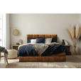 BOXSPRINGBETT 180/200 cm  in Orange  - Schwarz/Orange, Design, Kunststoff/Textil (180/200cm) - Esposa