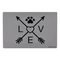 NAPFUNTERLAGE - Schwarz/Grau, Trend, Kunststoff (45/30/0,1cm) - Ritzenhoff Breker