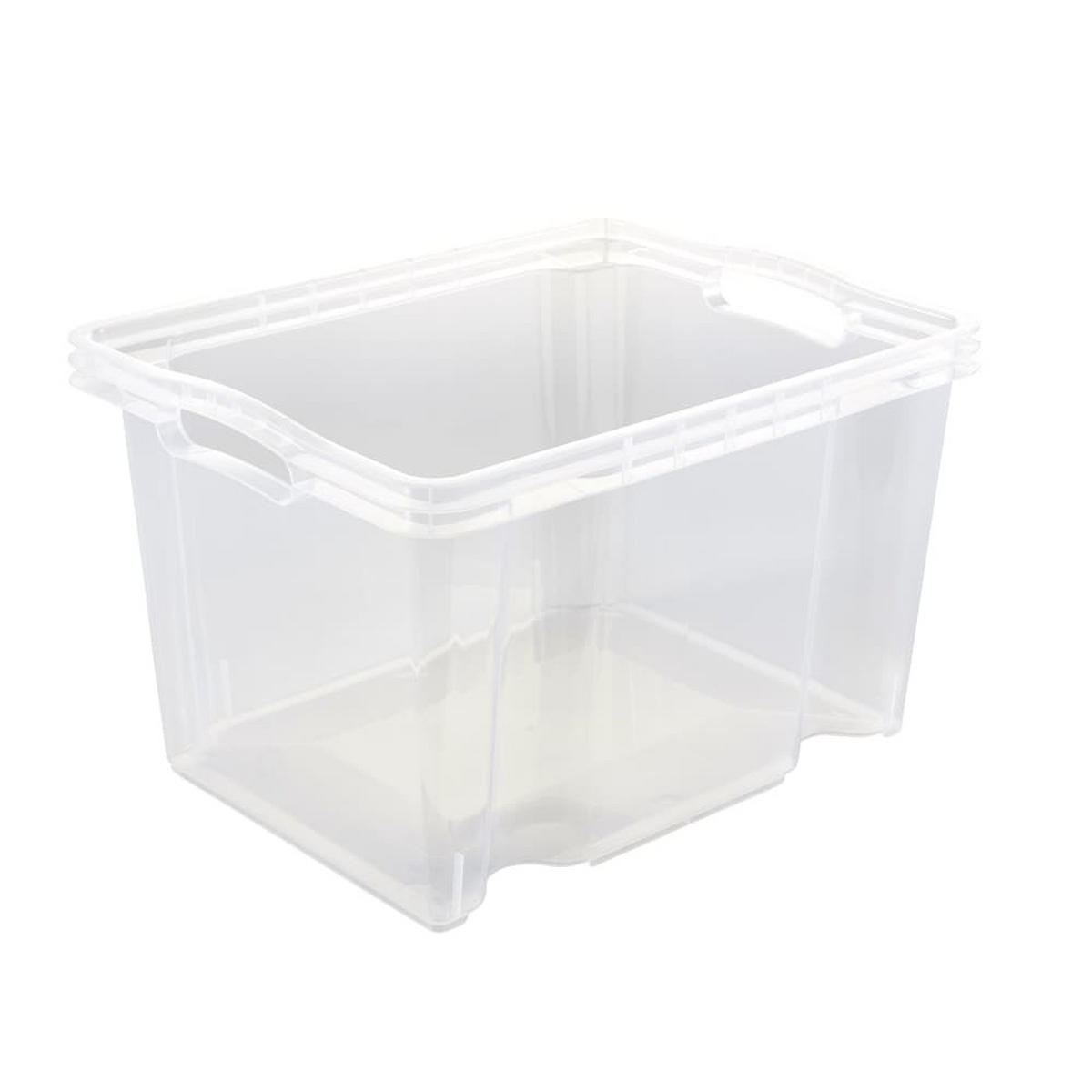 BOX     - Transparent, Basics, Kunststoff (35/27/21cm)