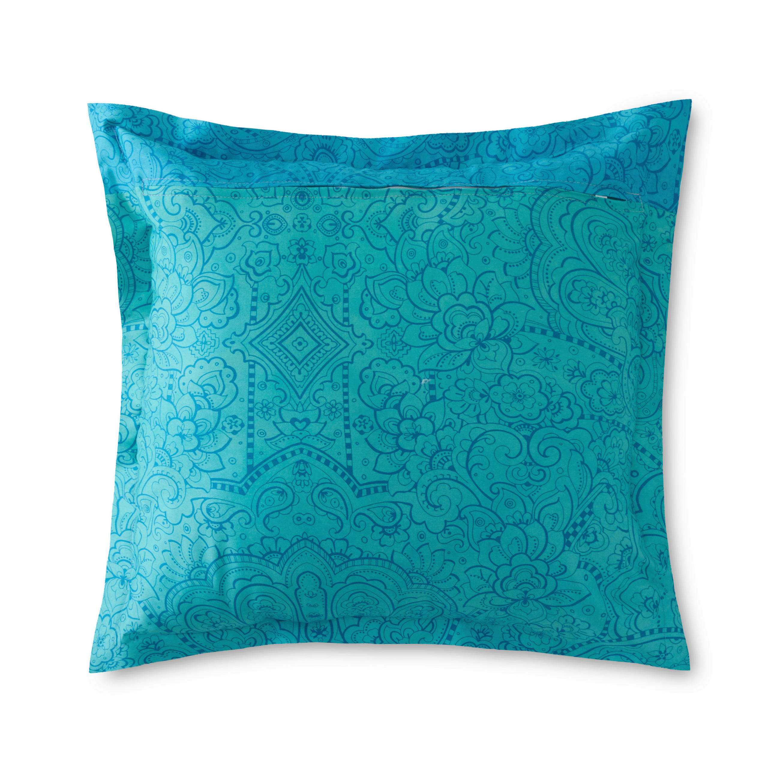 KISSENHÜLLE Dolceacqua 40/40 cm  - Blau, KONVENTIONELL, Textil (40/40cm) - Bassetti