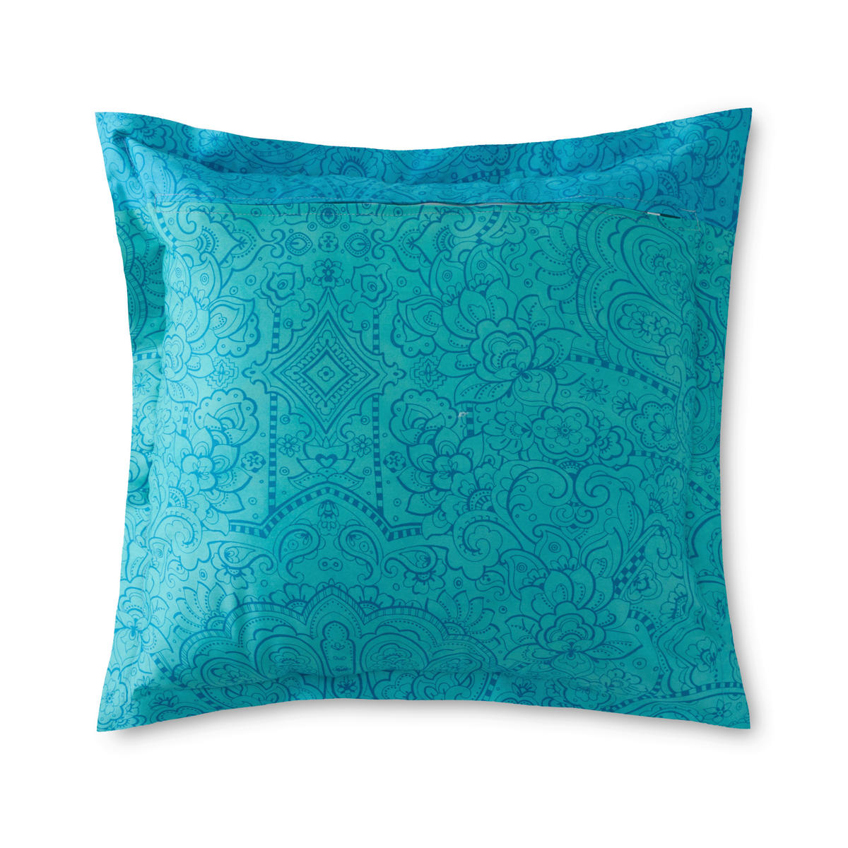KISSENHÜLLE Dolceacqua 40/40 cm  - Blau, KONVENTIONELL, Textil (40/40cm) - Bassetti