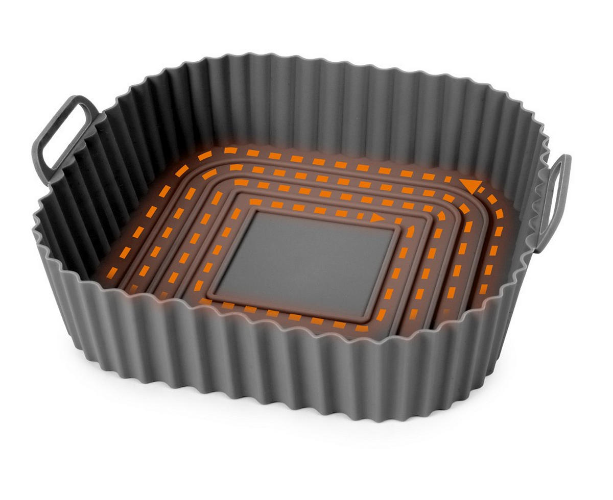 BACKFORMENSET KitchBo  - Schwarz/Grau, Basics, Kunststoff (20/22,5/6.3cm)