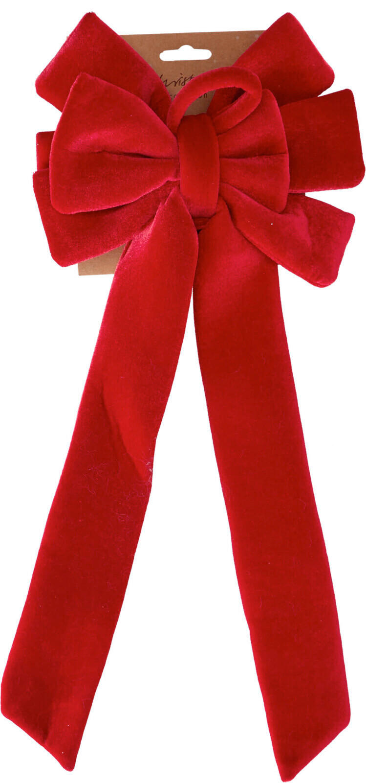 DEKOR MASNI - piros, Basics, textil (49cm)