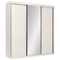 SCHIEBETÜRENSCHRANK 200/215/59,5 cm 3-türig  - Kaschmir/Schwarz, MODERN, Holzwerkstoff/Metall (200/215/59,5cm) - MID.YOU