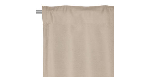 FERTIGVORHANG blickdicht  - Beige, Basics, Textil (140/255cm) - Novel