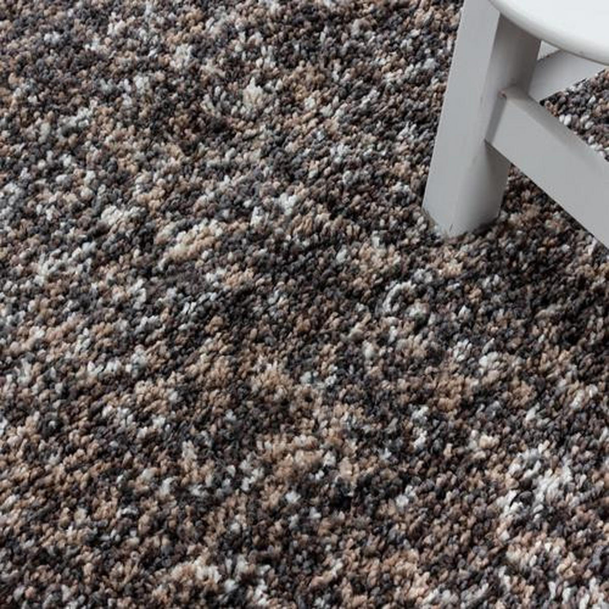 HOCHFLORTEPPICH 140/200 cm Enjoy Taupe  - Taupe, KONVENTIONELL, Textil (140/200cm)