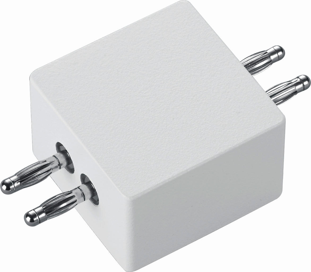 DECKENLEUCHTE 4,5/4,5/3 cm   - Weiß, Basics, Metall (4,5/4,5/3cm) - Helestra