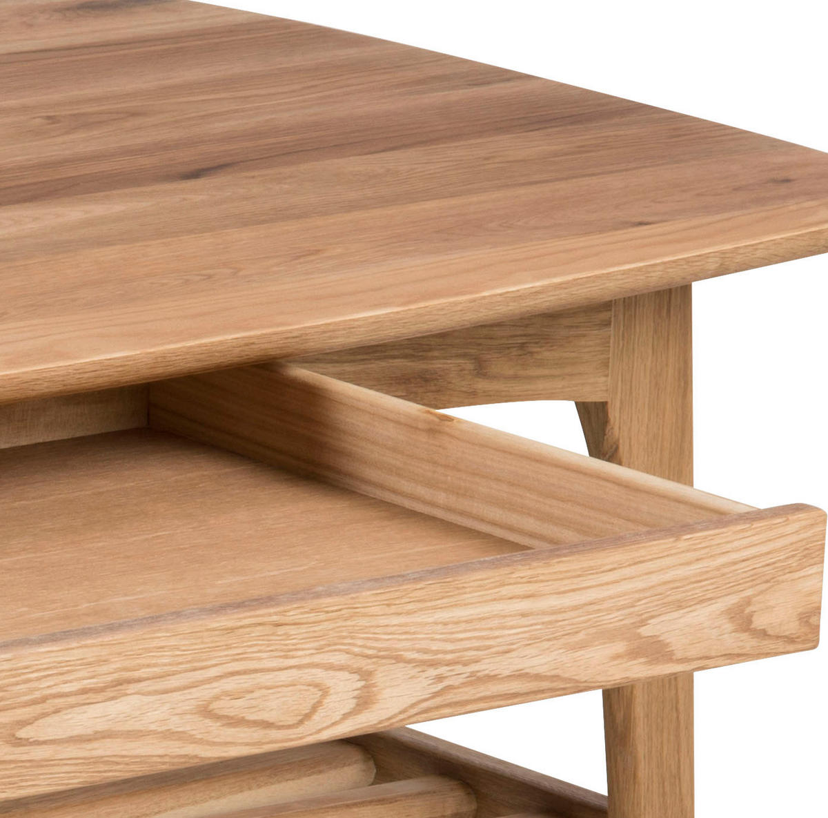 SOFFBORD i trä, trämaterial 130/70/51 cm  - ekfärgad, Trend, trämaterial/trä (130/70/51cm) - MID.YOU