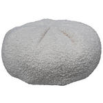 POUF Bouclé 60/30/60 cm  - Naturfarben, Design, Textil (60/30/60cm) - Carryhome