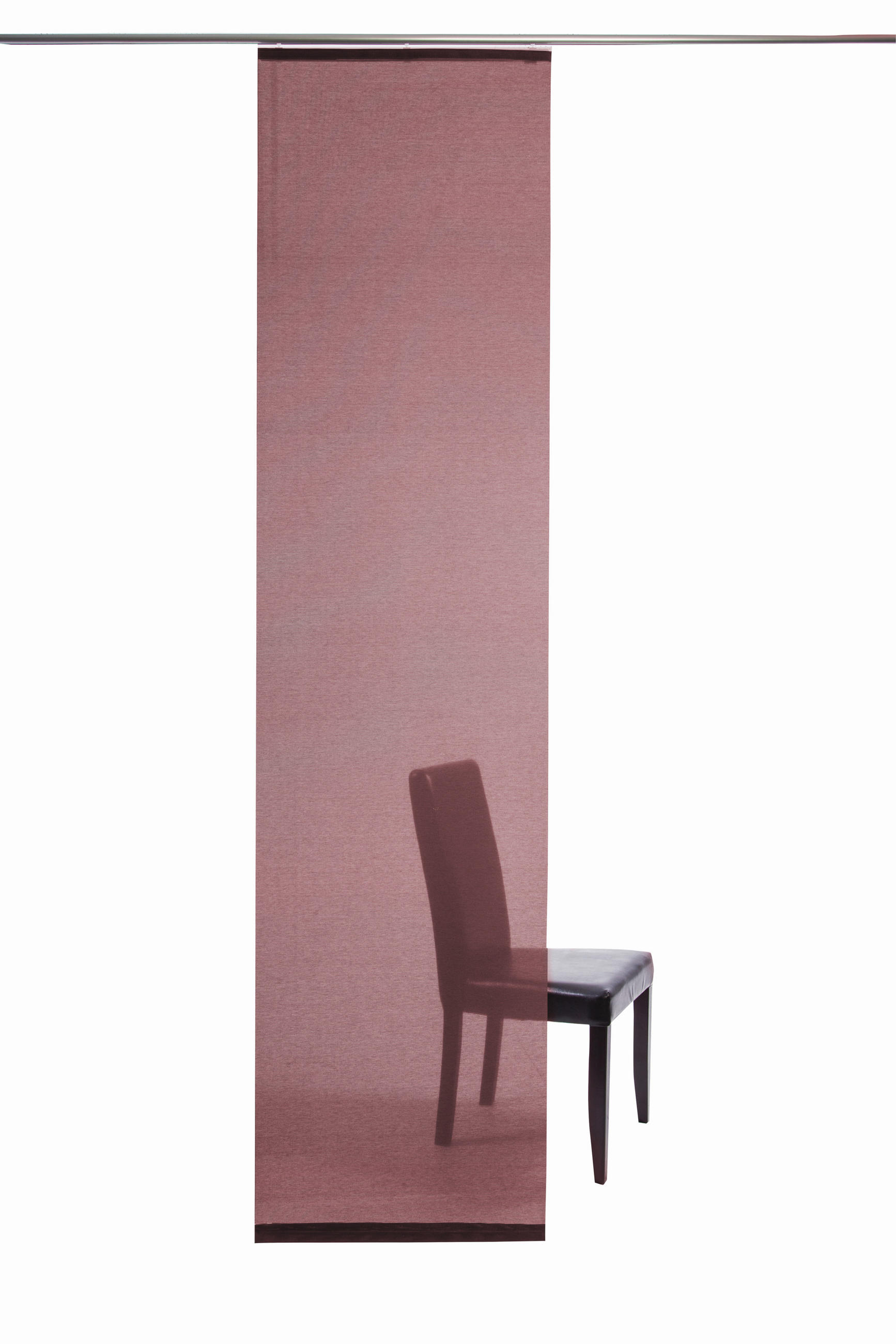 FLÄCHENVORHANG   transparent   60/245 cm  - Kupferfarben, Basics, Textil (60/245cm)