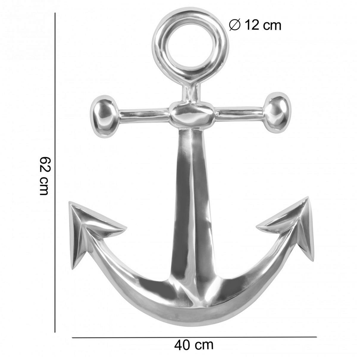 WANDDEKO  - Silberfarben, Modern, Metall (40/62,5/3,5cm) - MID.YOU