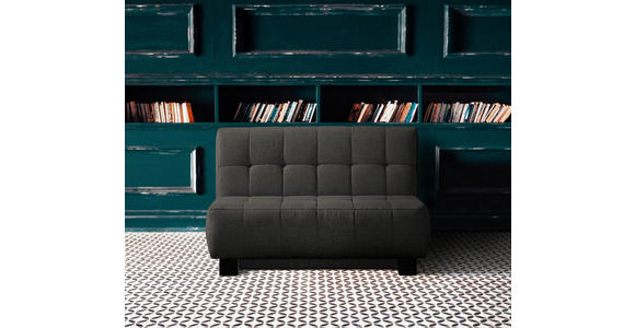 SCHLAFSOFA  in Anthrazit  - Anthrazit/Schwarz, Design, Textil/Metall (125/92/102cm) - Novel
