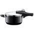 SCHNELLKOCHTOPF Edelstahl 6,5 L - Edelstahlfarben/Schwarz, Basics, Metall (6,5l) - Silit SCHNELLKOCHTOPF Edelstahl 6,5 L - Edelstahlfarben/Schwarz, Basics, Metall (6,5l) - Silit