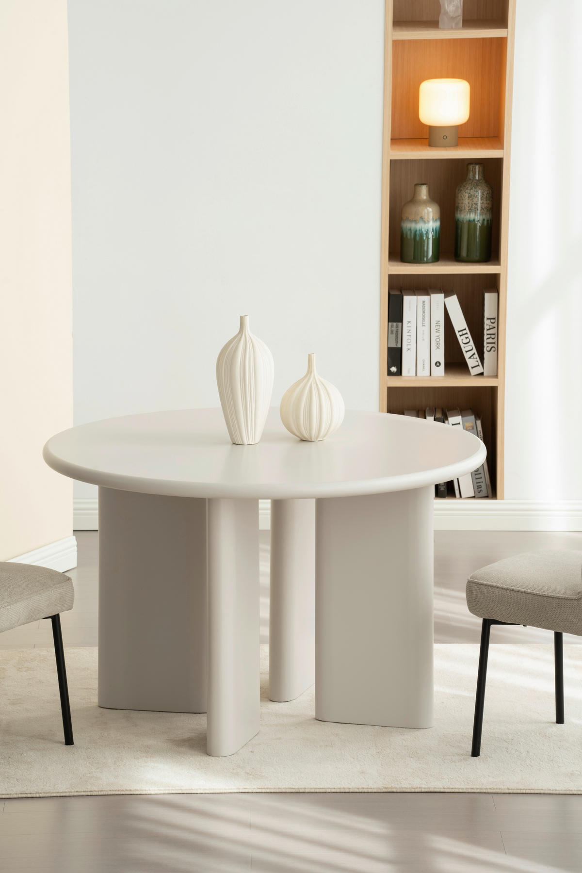 ESSTISCH in Holzwerkstoff  - Beige, MODERN, Holzwerkstoff (120/75/120cm) - MID.YOU