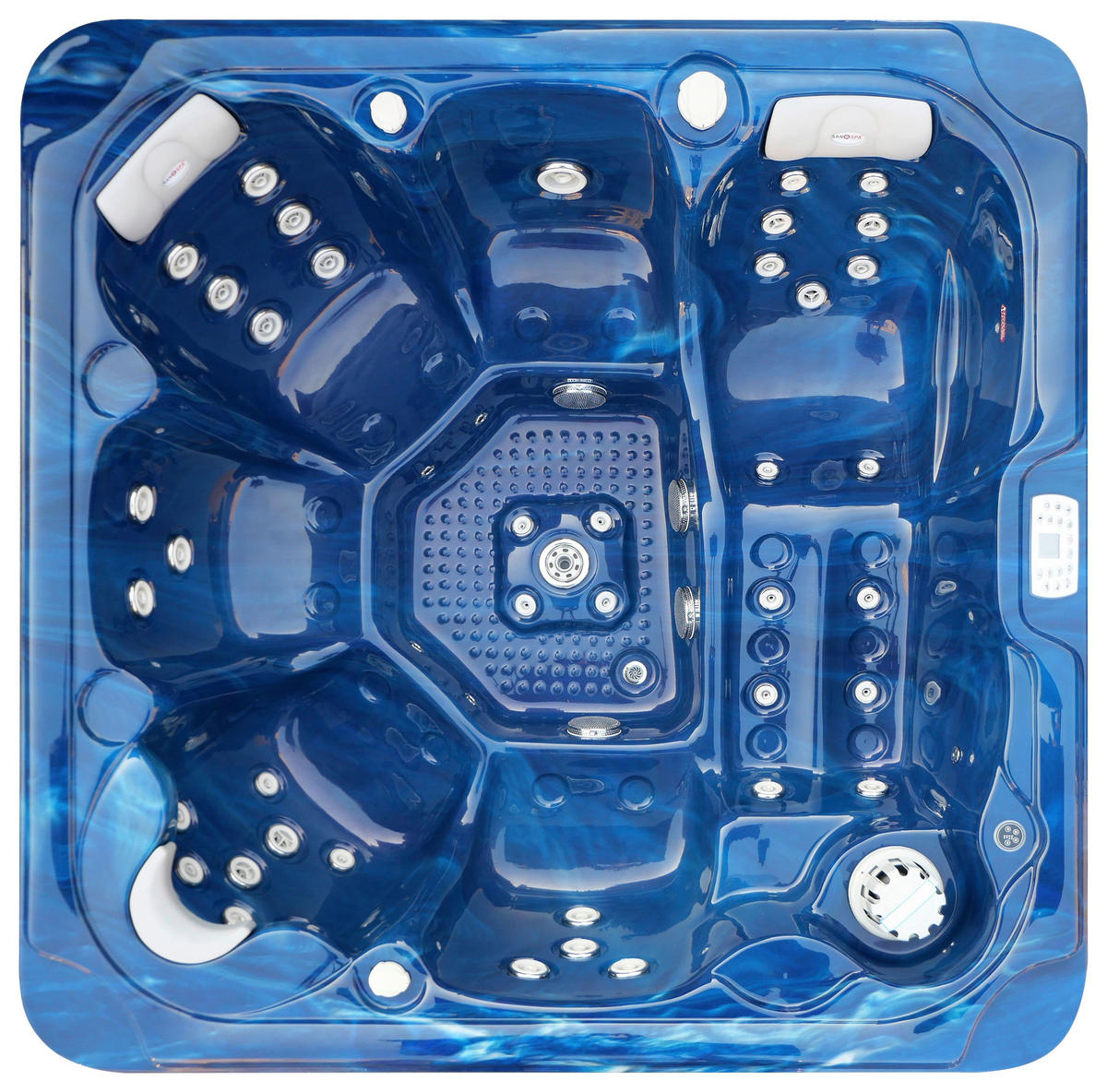 WHIRLPOOL XXL1913  - Blau, Basics, Kunststoff (210/95/210cm)