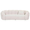 BIGSOFA in Chenille Creme  - Creme/Schwarz, KONVENTIONELL, Kunststoff/Textil (248/78/112cm) - Carryhome
