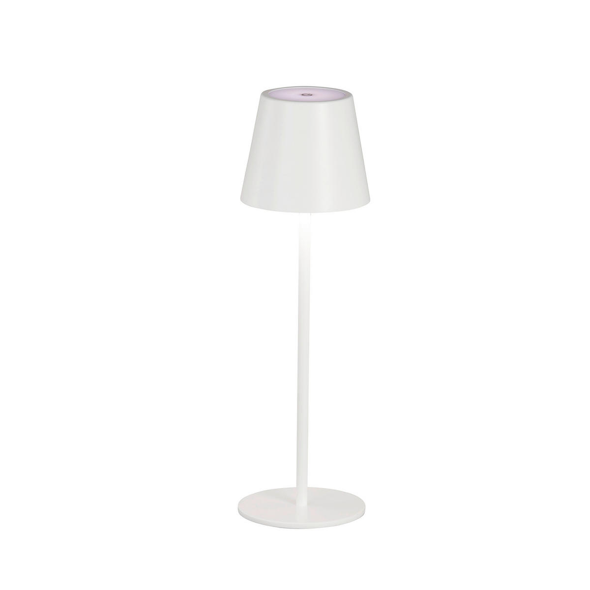 AKKU-TISCHLEUCHTE Viletto 11/36,5 cm   - Sandfarben/Weiß, KONVENTIONELL, Metall (11/36,5cm)