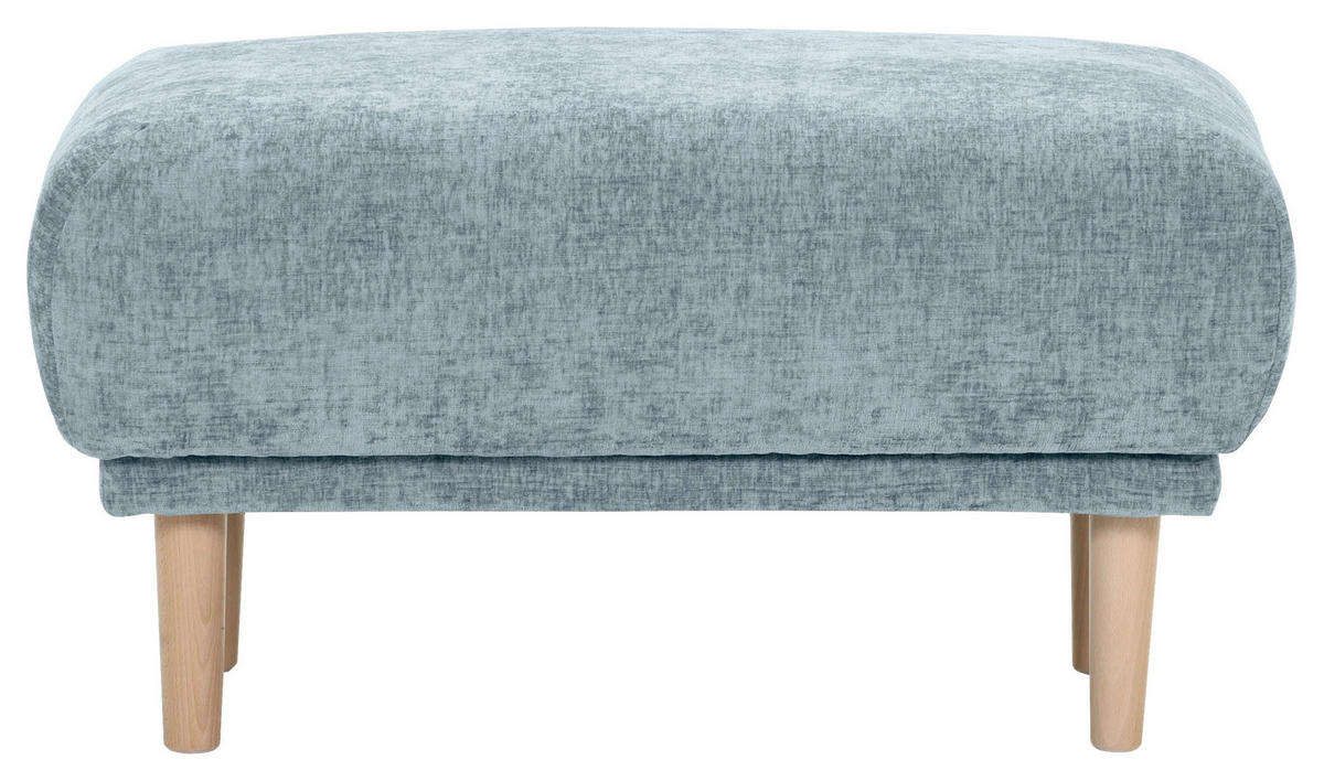 HOCKER Flachgewebe Blau  - Blau, KONVENTIONELL, Holz/Textil (88/49/62cm) - Carryhome