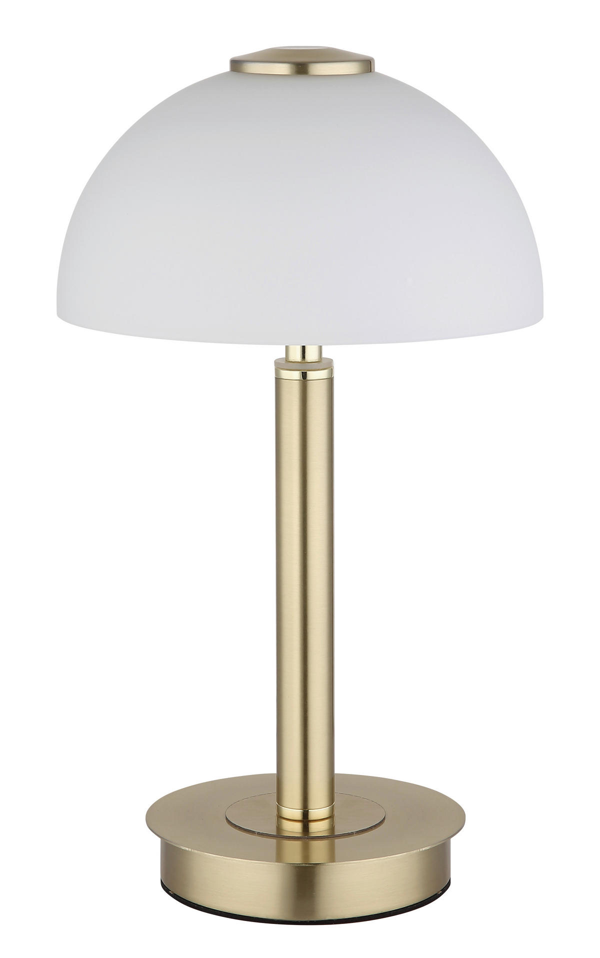 STOLNÍ LED LAMPA, dotykový stmívač, 18/31,5 cm  - černá/barvy mosazi, Design, kov/plast (18/31,5cm) - Globo