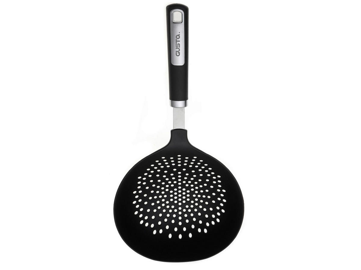 RUPIČASTA KAŠIKA - crna, Osnovno, plastika (36,5/18,8/7,8cm) - Gusta