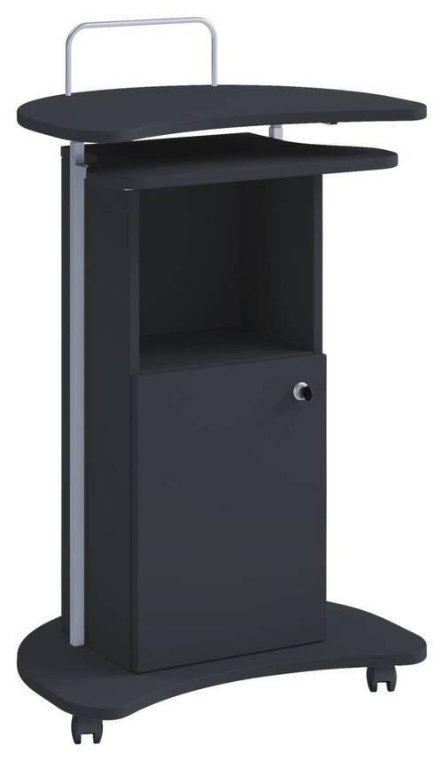 STEHPULT 56/41/93 cm  - Schwarz, Basics, Holzwerkstoff (56/41/93cm) - MID.YOU