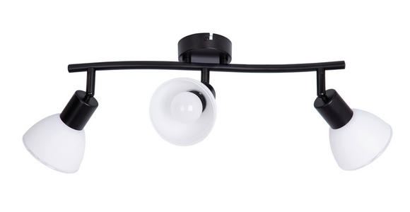 STRAHLER 9,6/38/13 cm - Klar/Schwarz, Basics, Glas/Metall (9,6/38/13cm) - Novel