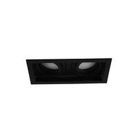EINBAUSPOT 17,2/9,2/10,0 cm   - Schwarz, KONVENTIONELL, Metall (17,2/9,2/10,0cm) - Trio Leuchten