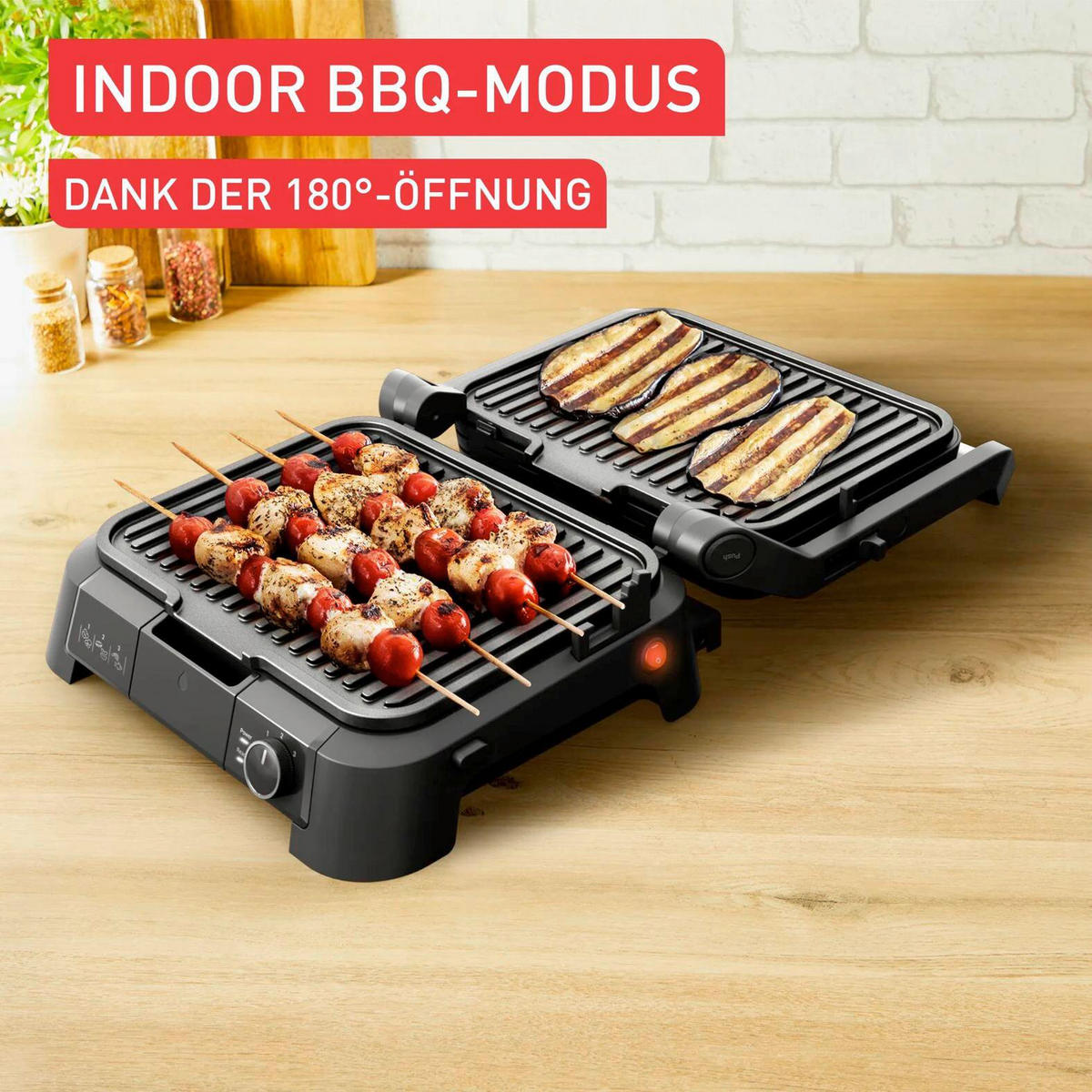 KONTAKTGRILL  - Schwarz, Basics, Kunststoff/Metall - Tefal