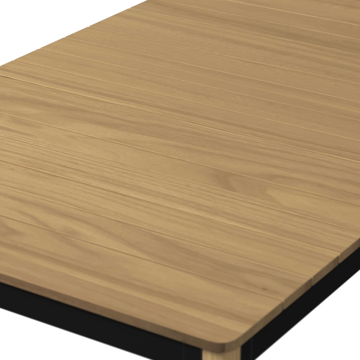 GARTENTISCH  - Teakfarben, MODERN, Holz/Metall (120/70/68cm) - Ambia Garden