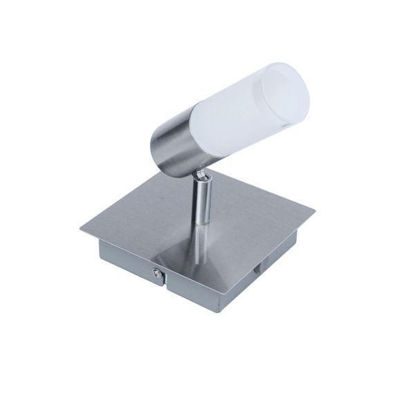 LED-STRAHLER 12/10/12 cm   - Chromfarben, Design, Glas/Metall (12/10/12cm) - Novel