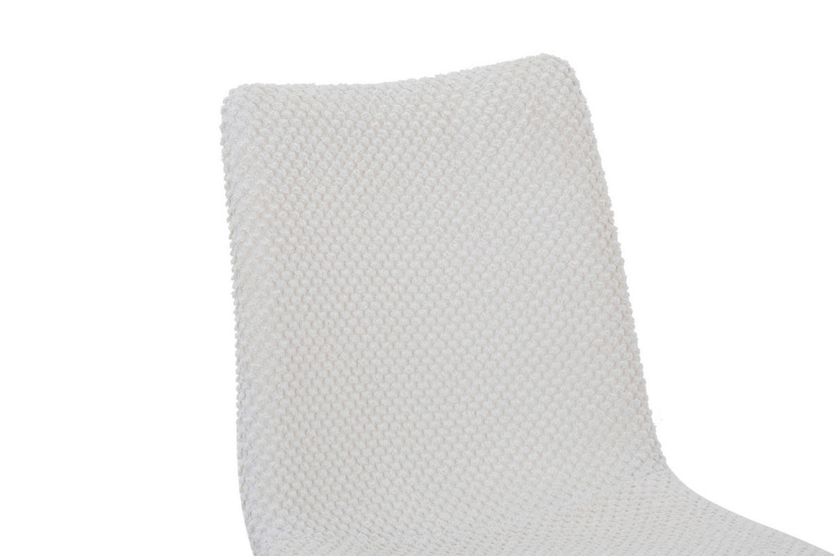 ŽIDLE, bílá - bílá, Design, kov/textil (45/86,5/57cm) - home24