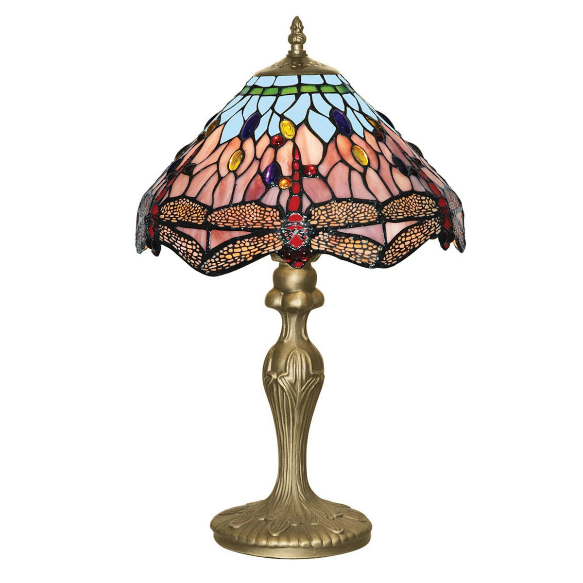 STONA LAMPA - boja mesinga, Konvencionalno, staklo/metal (30/45cm)