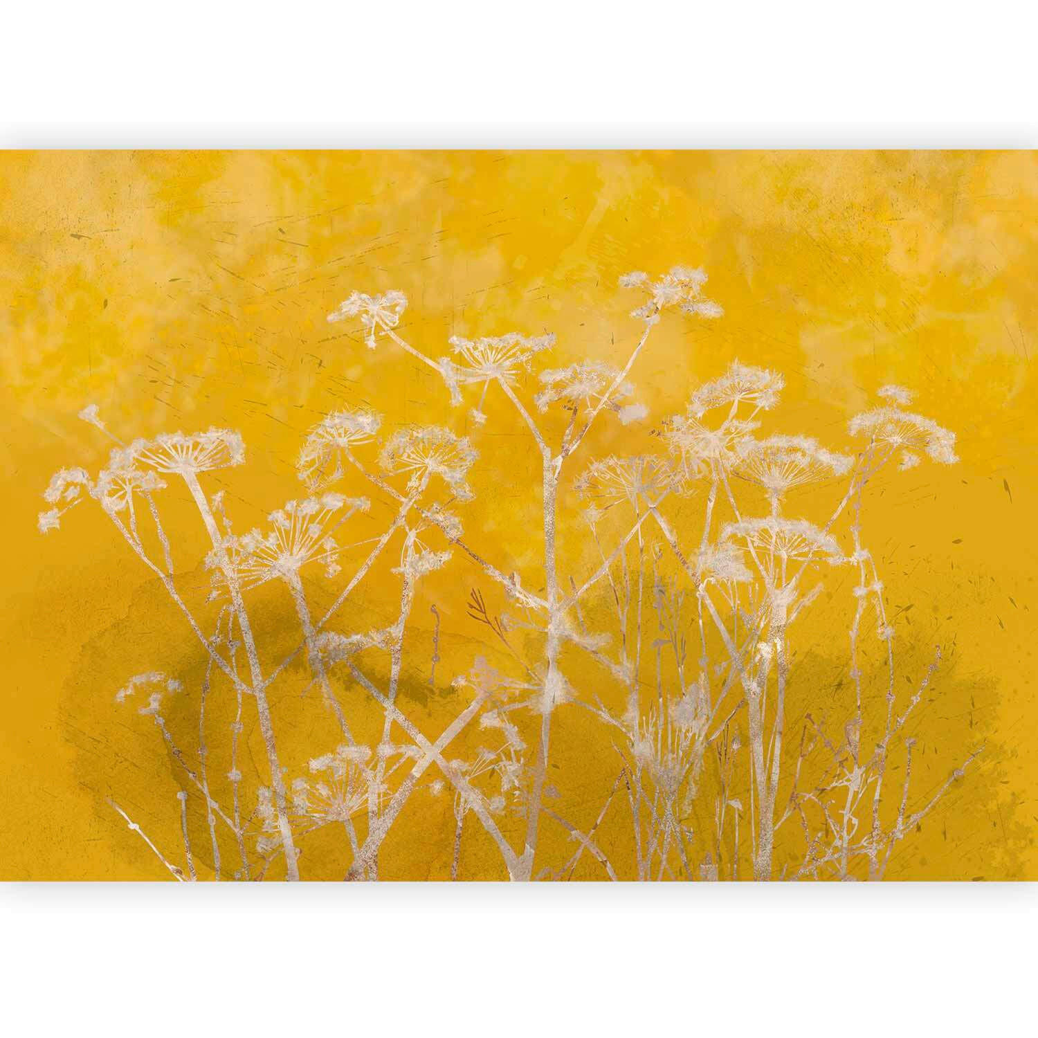 FOTOTAPETE  - Dunkelgelb/Weiß, LIFESTYLE, Textil (100/70cm) - artgeist