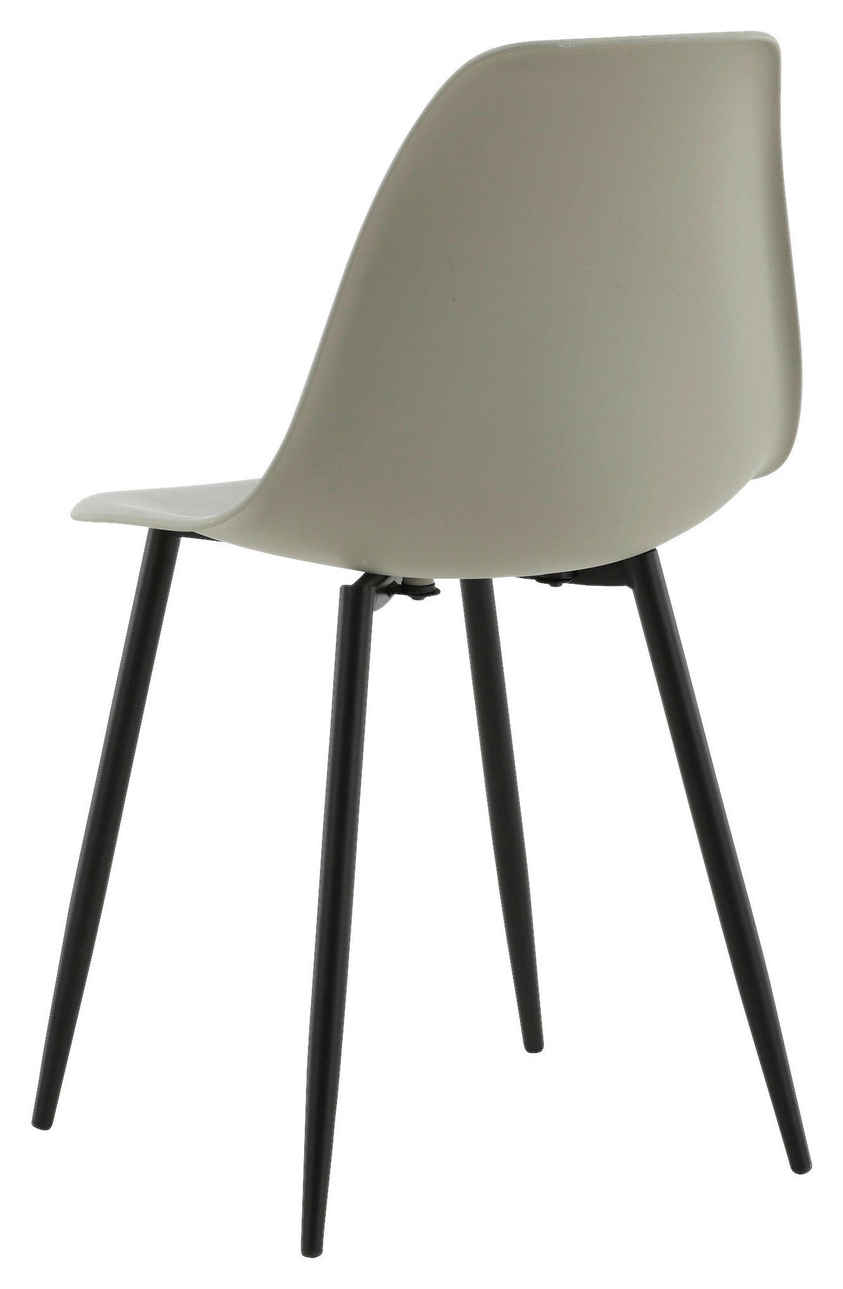 STOLSET 2 styck stål matt  - svart/grå, Design, metall/plast (45,5/81/58cm) - Livetastic