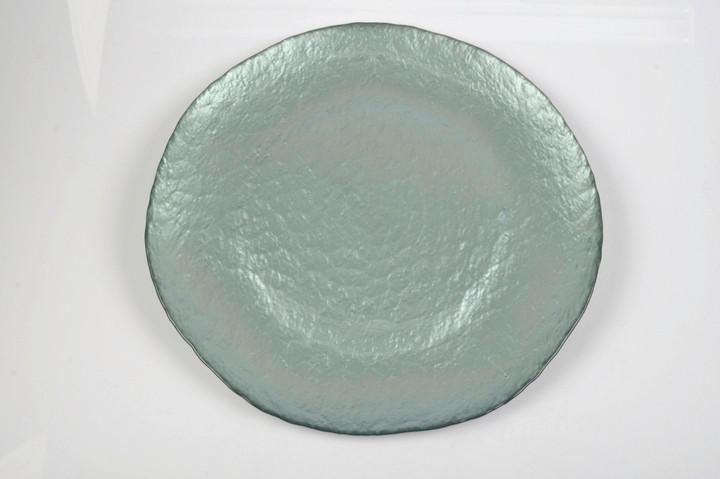 PLATZTELLER Glas  - Grün, Trend, Glas (33cm) - Novel